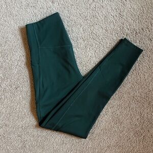 Girlfriend Collective Forest Green Activewear Leggings with the Pockets